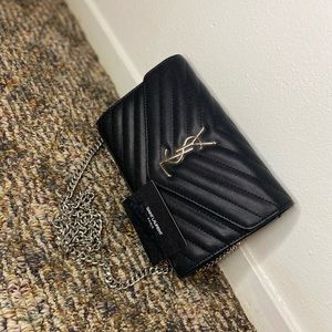 Saint Laurent chain Black Cross body Purse